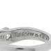 Platinum Diamond Elsa Peretti Curved Band Ring 48 4.5