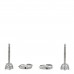 Platinum Diamond .34ctw Solitaire Earrings