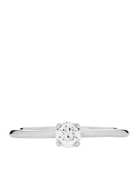 Platinum Diamond .20ct Solitaire Engagement Ring 48 4.5
