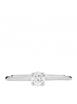 Platinum Diamond .20ct Solitaire Engagement Ring 48 4.5