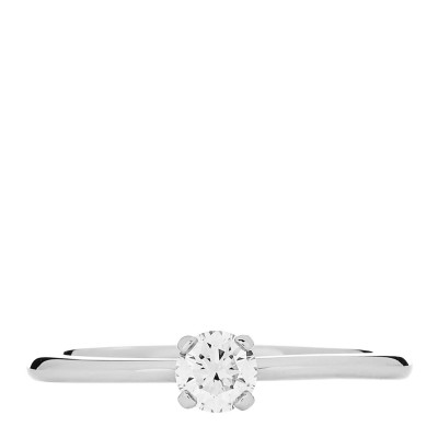Platinum Diamond .20ct Solitaire Engagement Ring 48 4.5