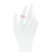18K Rose Gold Diamond Modern Keys Ring 48 4.5