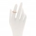 18K Rose Gold Diamond Narrow Cobblestone Band Ring 47 4