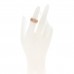 18K Rose Gold Diamond Wide Atlas Open Ring 49 4.75