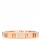 18K Rose Gold Diamond Atlas Pierced Ring 54 6.75