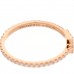 18K Rose Gold Diamond T Wire Pave Ring 47 4