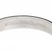 Platinum Diamond 3mm Notes Ring 48 4.5