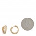 18K Yellow Gold Diamond .73ctw Inside-Out Hoop Earrings