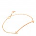 18K Rose Gold T Smile Bracelet