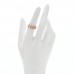 18K Rose Gold Diamond Paloma's Graffiti Love Ring 53 6.5