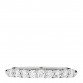 Platinum Diamond .27ctw 2.2mm Half Circle Forever Band Ring 49 5
