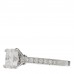 Platinum Diamond 1.43ct Novo Cushion Cut Engagement Ring 52 6