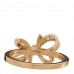 18K Rose Gold Diamond Double Bow Ring 51 5.75