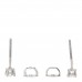 Platinum Diamond .34ctw Solitaire Earrings