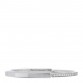 18K White Gold Diamond Tiffany Lock Half Pave Bangle Bracelet