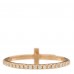18K Rose Gold Diamond T Wire Pave Ring 48 4.5