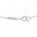18K White Gold Diamond Tiffany T Two Open Horizontal Bar Pendant