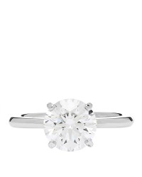 Platinum Diamond 1.54ct Solitaire Engagement Ring 46 3.75