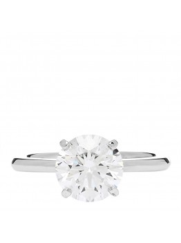 Platinum Diamond 1.54ct Solitaire Engagement Ring 46 3.75