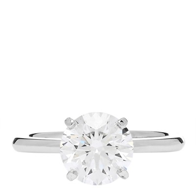 Platinum Diamond 1.54ct Solitaire Engagement Ring 46 3.75