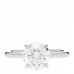 Platinum Diamond 1.54ct Solitaire Engagement Ring 46 3.75