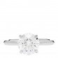 Platinum Diamond 1.54ct Solitaire Engagement Ring 46 3.75