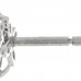 Platinum Diamond .64ct Small Victoria Earrings
