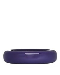 Lacquer Hardwood Elsa Peretti Doughnut Bangle Bracelet Purple