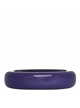 Lacquer Hardwood Elsa Peretti Doughnut Bangle Bracelet Purple
