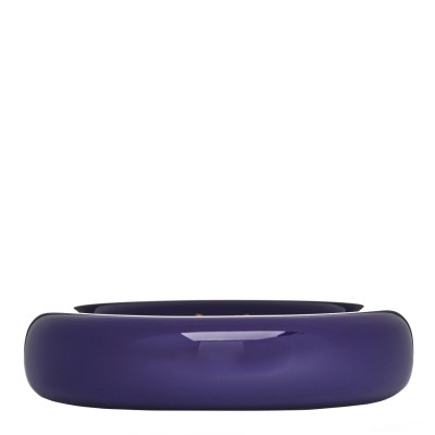 Lacquer Hardwood Elsa Peretti Doughnut Bangle Bracelet Purple