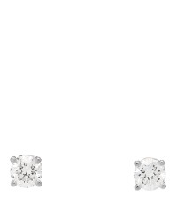 Platinum Diamond .34ctw Solitaire Earrings