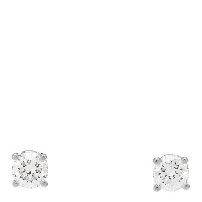Platinum Diamond .34ctw Solitaire Earrings