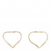 18K Yellow Gold Small Elsa Peretti Open Heart Hoop Earrings
