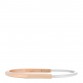 18K Rose White Gold Narrow Tiffany Lock Bangle Bracelet