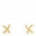 18K Yellow Gold Mini Paloma's Graffiti X Earrings