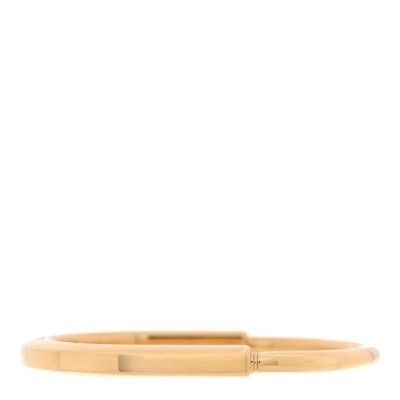 18K Yellow Gold Tiffany Lock Bangle Bracelet