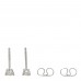 Platinum Diamond .25ctw Solitaire Earrings