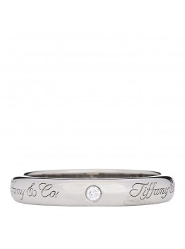 Platinum Diamond 3mm Notes Ring 48 4.5