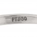 Platinum Diamond Flower Ring 54 6.75