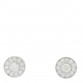 Platinum Diamond .53ctw Large Circlet Earrings