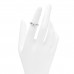 Platinum Diamond Elsa Peretti Curved Band Ring 48 4.5