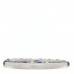 Platinum Diamond Blue Sapphire Embrace Half Circle Ring 65 11