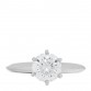 Platinum Diamond 1.12ct Solitaire Engagement Ring 49 4.75