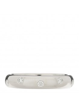 Platinum Diamond 4mm Etoile Band Ring 50 5.25