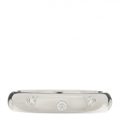 Platinum Diamond 4mm Etoile Band Ring 50 5.25