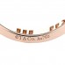 18K Rose Gold Diamond Atlas Pierced Ring 50 5.25