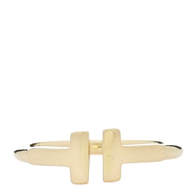 18K Yellow Gold T Wire Ring 47 4