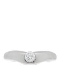 Platinum Diamond Elsa Peretti Curved Band Ring 48 4.5