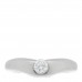 Platinum Diamond Elsa Peretti Curved Band Ring 48 4.5