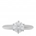 Platinum Diamond .98ct Solitaire Engagement Ring 45 3.25
